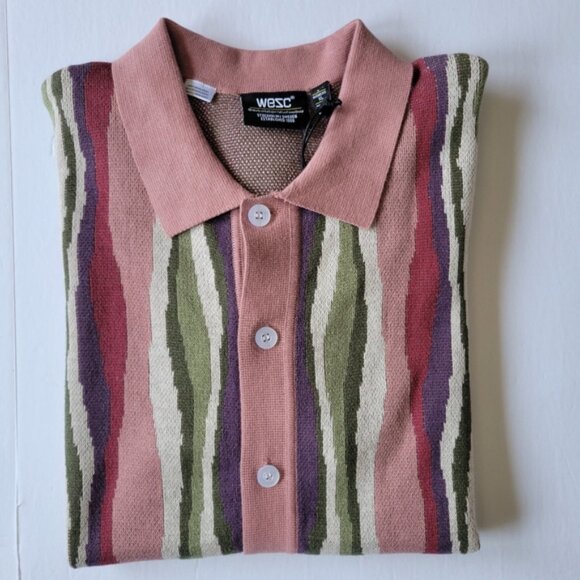 Wesc Collar Unisex Button-Up Polo. - Picture 4 of 5